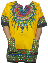 African Shirt for Men Women Dashiki Cotton T Shirt Traditional Tribal Clothing